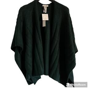 Cupcake and Cashmere olive green over shoulder shawl, OS